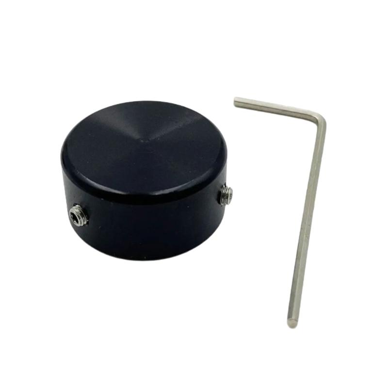 Quick Installation Guitar Pedal Knob Caps with 6 Color Enhancing Grip Control Nonslip Metal Texture for Repairing