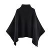 European and American Style, New Women's Clothing, Foreign Style Stand-up Collar Knitted Cape Jacket 3739/324/700