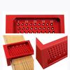 Carpentry T-Type Marking Hole Aluminum Alloy Crossed Gauge Measuring Feet Tool