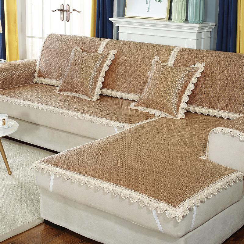 

Коврик из ротанга, диванная подушка, летний летний ледяной шелковый коврик из ротанга, нескользящий летний коврик, кожаный чехол для дивана, подушка для сиденья 60*60cm