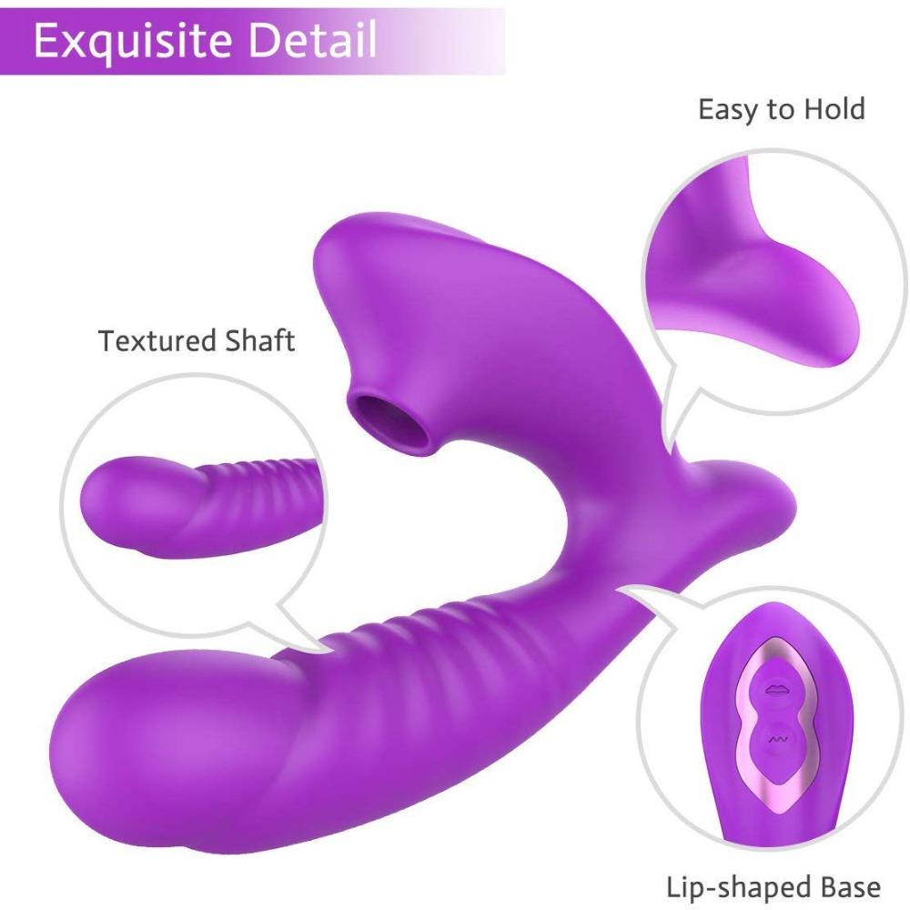 Adult Toys Sucking Vibrator G Spot Nipple Stimulation 2 In 1 Clitoris Sucking Vibrator Sexual Magic Massager Sex Toys for Women