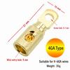 0GA 4GA 8GA Car Audio Connector O-Type Car Audio Terminal Connectors Durable Power Connector