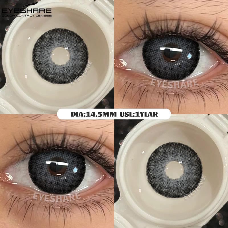 Eyeshare YENİ Mavi Göz Rengi Lens 1 Çift Gözler İçin Yeşil Renkli Göz Bebekleri Doğal y2k Moda Lensler Kore Tarzı Colorcon Göz Lensleri