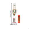 Nutcracker Guard Christmas Figurine Traditional for Mantel, Bookshelf R3301