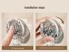 Rotating Wall-Mounted Towel Rack with Suction Cups - Punch-Free, Multi-Functional, Multi-Pole Design for Bathrooms