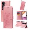 For Vivo Y400 Pro 5G/vivo V40e 5G Leather Case Butterfly Floral Imprint Wallet Stand Cover