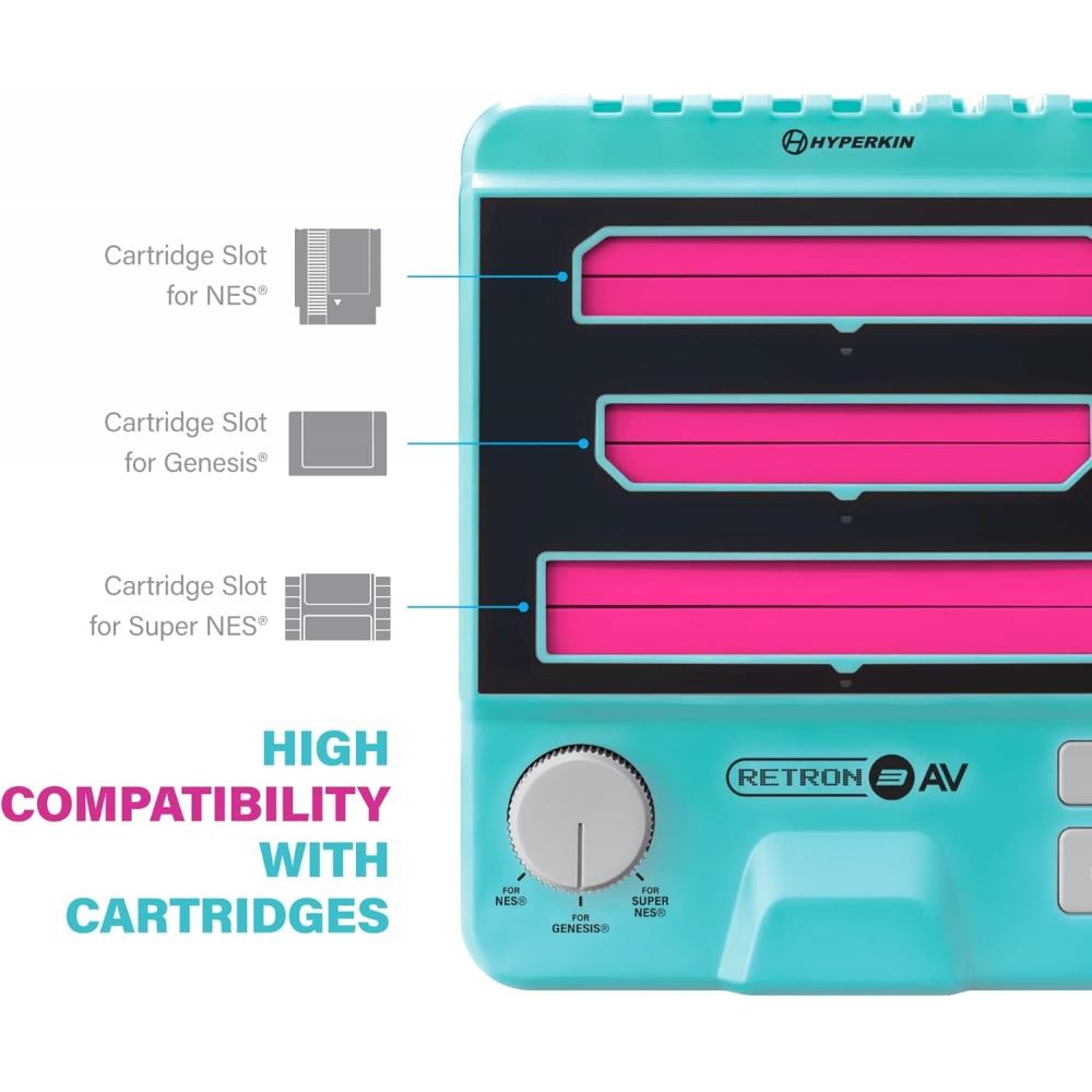 Hyperkin Hyper Beach Retron 3 Av Console For Nes  sNes  geNesis 
