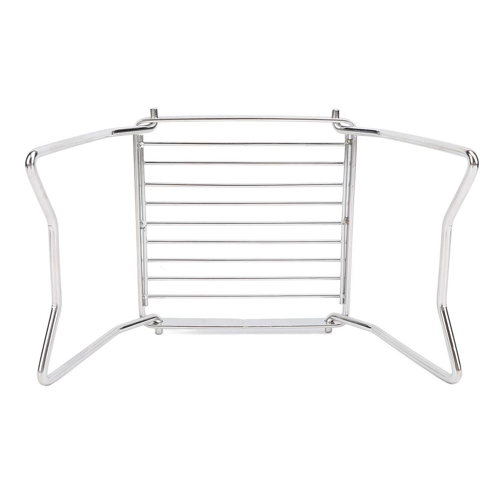 Camp Grill with Foldable Legs Stainless Steel Portable Camping Stove Grill Rack Campfire Stand for