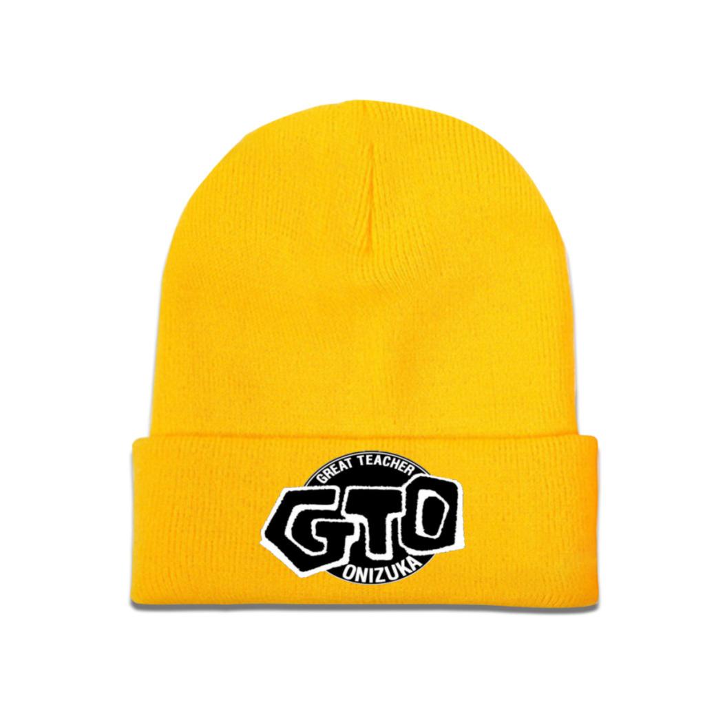GTO Great Teacher Onizuka Knitted Hat Women's Unisex's Skullies Beanies Autumn Winter Hats Polyester Japan Manga Casual Melon Cap