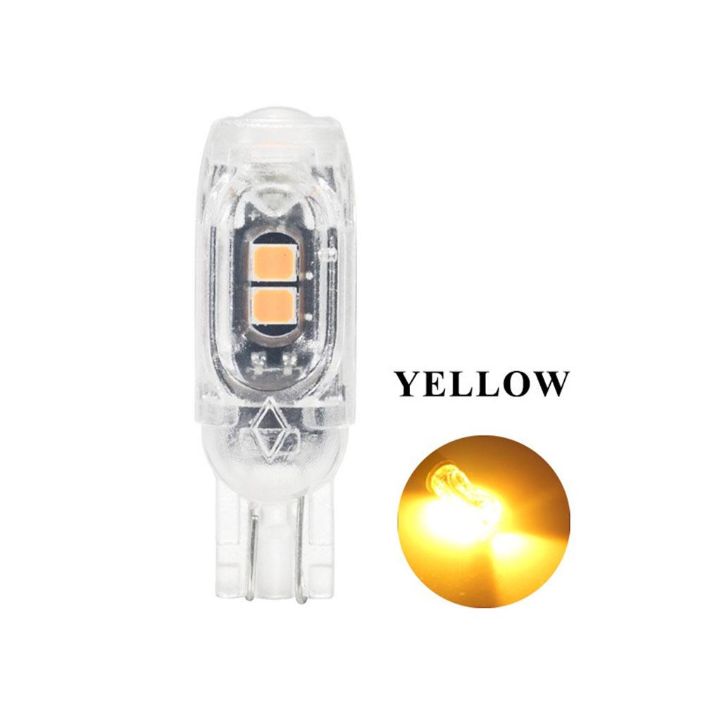 T10 LED žiarovka do auta Signálna lampa Denné svietenie 7 farebných možností