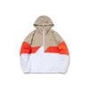 Li Ning Sports Fashion Series Water-Resistant Color-Block Loose Sports Jacket Men Jacket Standard-White AFDR027-1