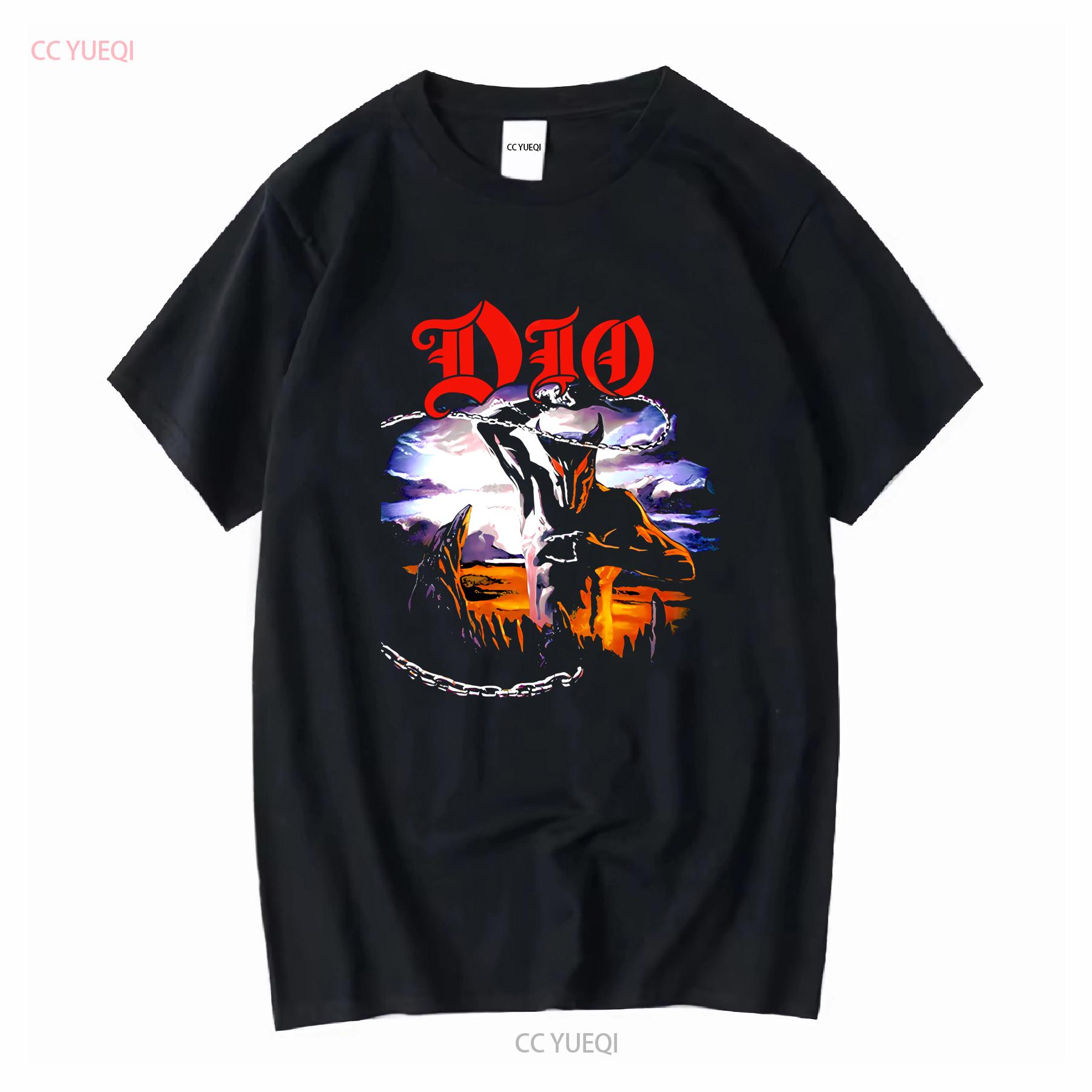 

Dio Devil Whipping Chain Men s T Shirt Holy Diver Album Heavy Metal Rock Band vintage Washed homme graphic Versatile Casual 4XL
