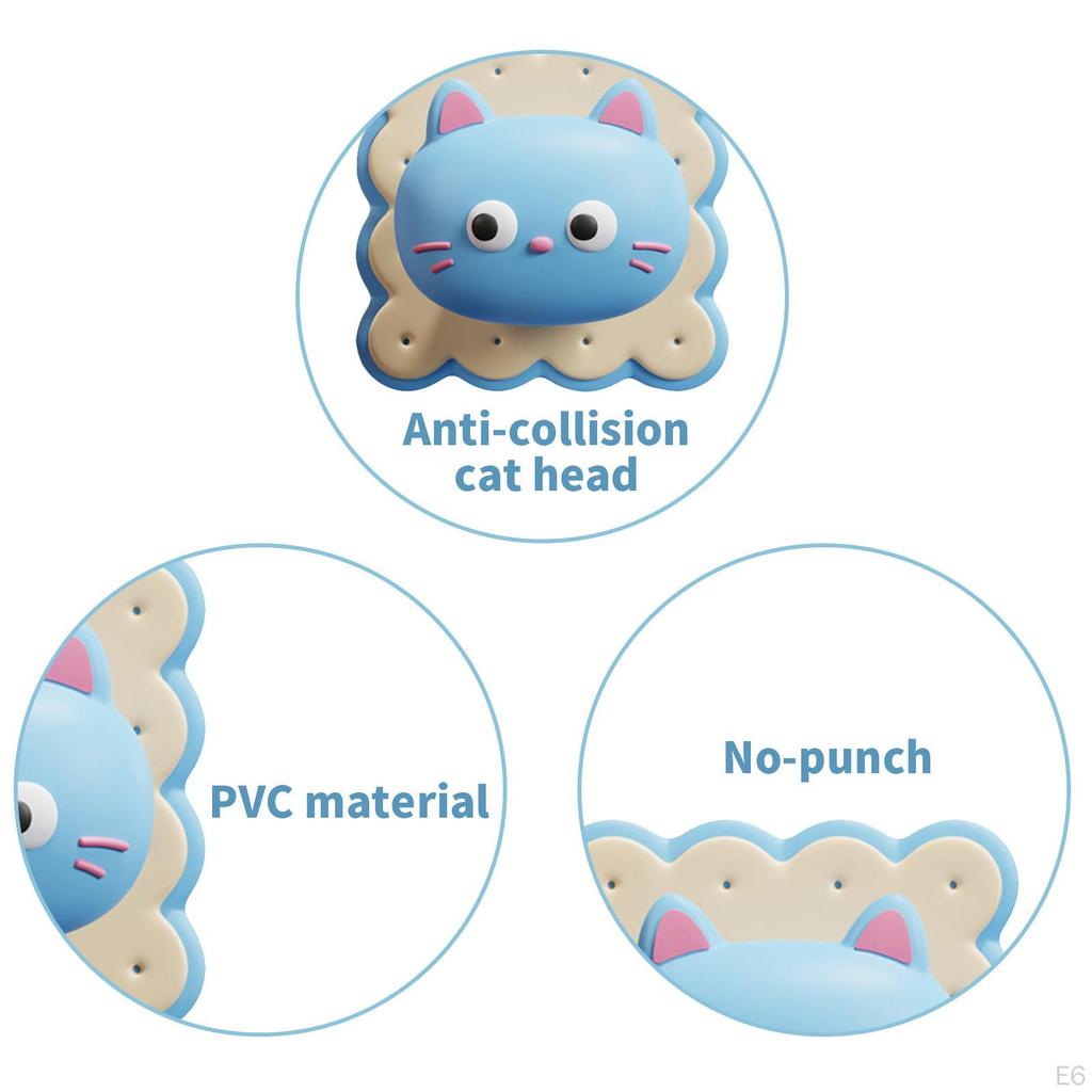 Door Handle Stopper Knob Compact Lovely Shape Wall Decorative for Office Refrigerator Bedroom