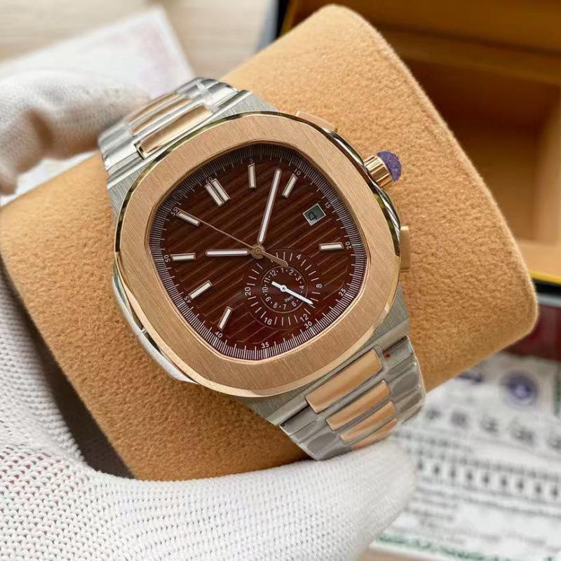 Patek Philippe Nautilus 5980 Otomatik Paslanmaz Çelik Kronograf Erkek Kol Saati