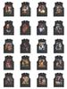 Canotta Senza Maniche Tupac Grafica Retro High Street Cotone Pesante