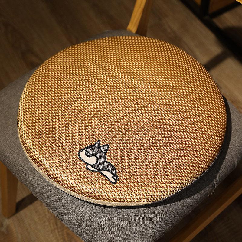 

Dinosaur Cartoon Memory Foam Seat Cushion For Office And Home Use Husky Round