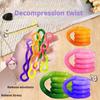 Деформована Мотузка Іграшка-Антистрес Вузол з Мотузки Зняття Тиску Стресу Іграшки Зміна Кольору Антистрес Деформована Мотузка Найкраща Іграшка
