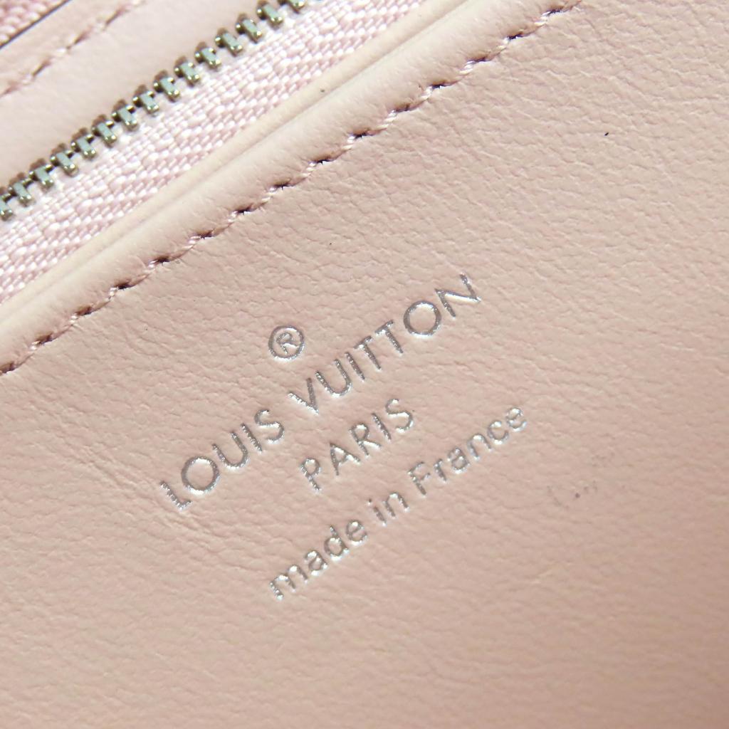 LOUIS VUITTON Purse Mahina Leather Monogram Zippy Wallet Women M61868 Used