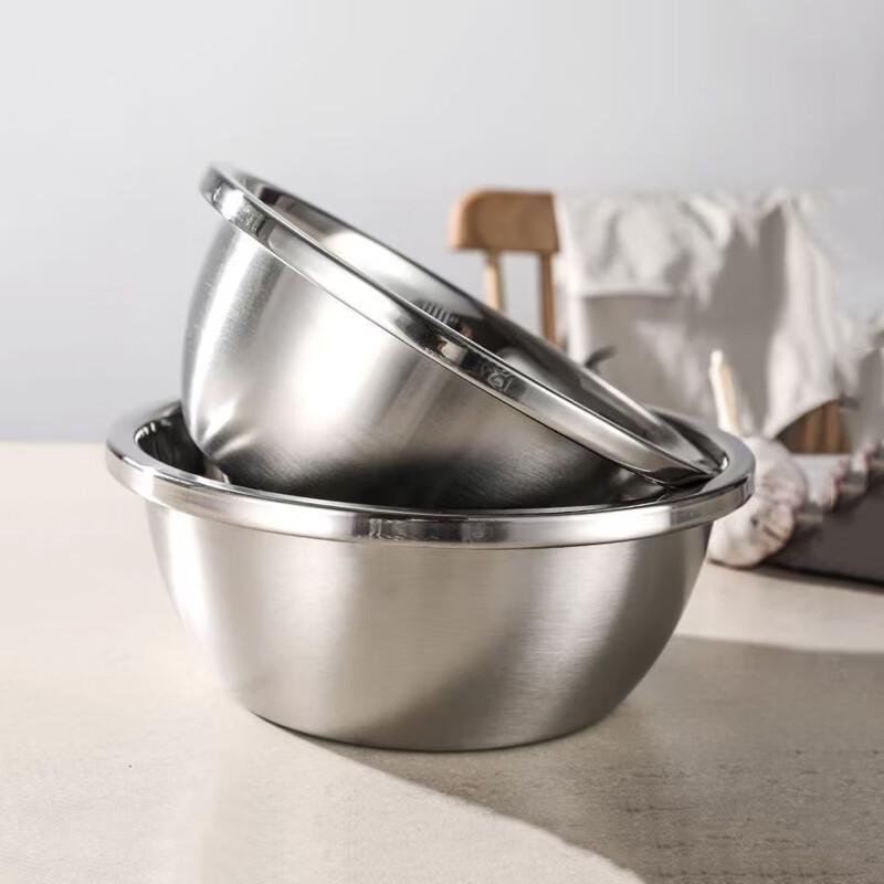Lu Feng Lai 30cm Stainless Steel Mixing Bowls (2-Pack)