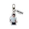 BTS Portachiavi Acrilico Solo SEVEN di Jung Kook, Portachiavi Double-Sided Foto Concept di Jungkook, Ciondolo Kawaii per Borsa, Merchandising Idol Regalo per Fan Kpop ARMY