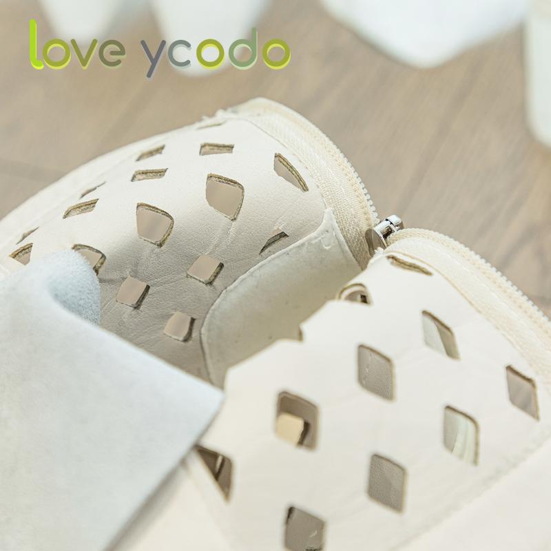 Dámské letní sandály na platformě na vysokém podpatku z přírodní kůže, dámské pohodlné prodyšné sandály pro volný čas