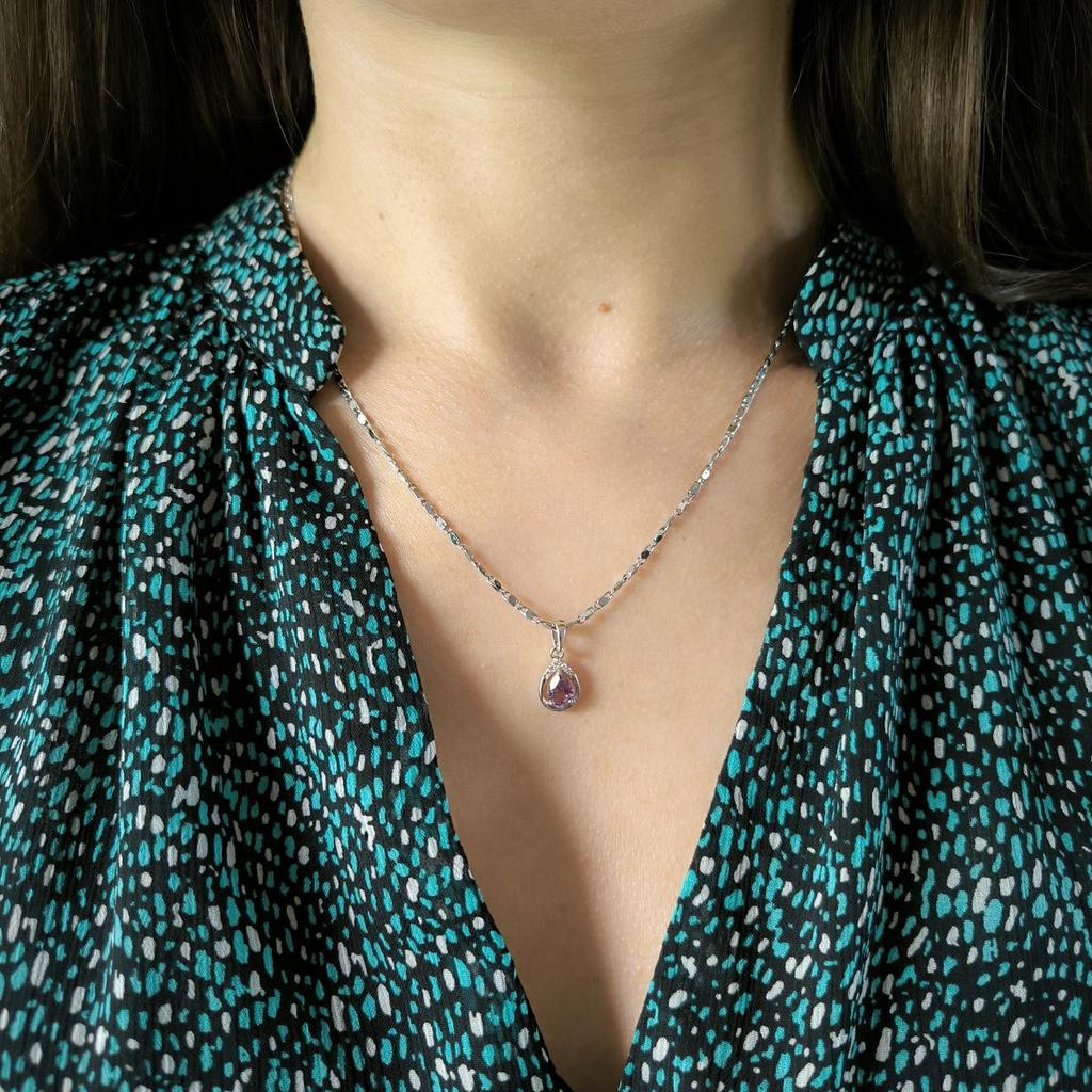 Sølvanheng med ametyst 0.688ct (2189473)