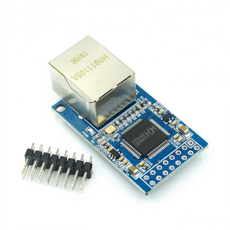 

1PCS CH9121 Serial Port to Ethernet Network Module TTL Transmission Module Industrial Microcontroller STM32