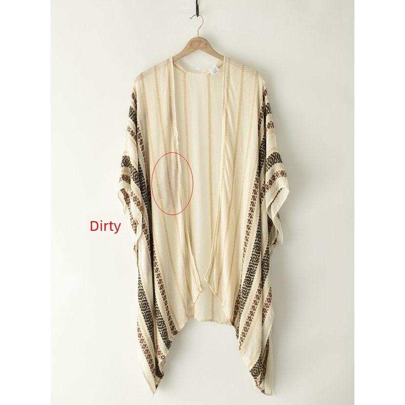 

Om447 Fashion Multicolor Seaside Vacation Style Shawl Creamy-white/dirty location random All yards