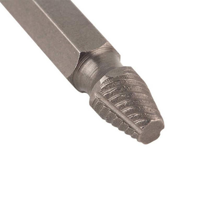 4PCS Double-Head Screw Remover Extractor Set Woodworking Machinery Maintenance Tool