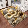 Golden dragon power symbolism energy carpet Yoga living room room decor children's crawling mat doormat area rug games mat