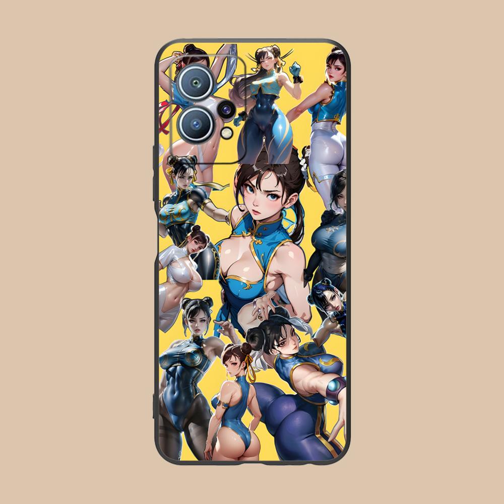 Street Fighter Chunli Phone Case for Huawei P60 P50 P40 P30 P20 P10 P9 P8 Pro Lite Plus Colorful Printing Cover Cellphones Cover