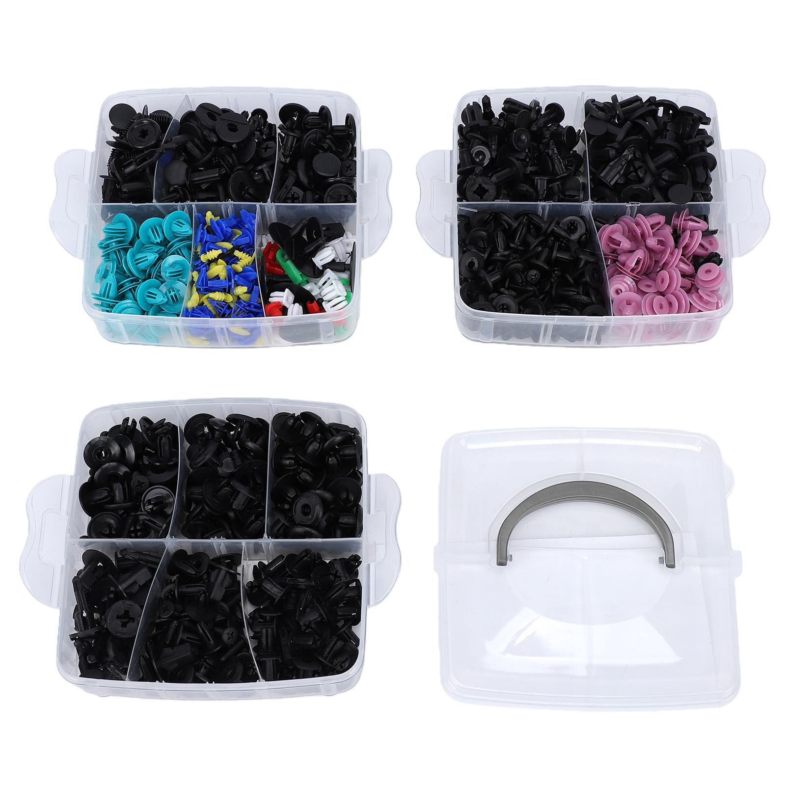 

725PCS Car Push Retainer Clips Auto Fasteners Assortment with Cable Ties and Fasteners Remover 725pcs (680+45