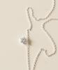 Alleun Silver 925 Epoch Heart Cubic Silver Necklace Bold
