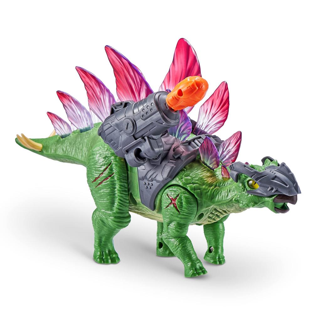 Robo Alive ZURU Dino Wars-Series 1 Stegasaurus, Multi (7131-S001)
