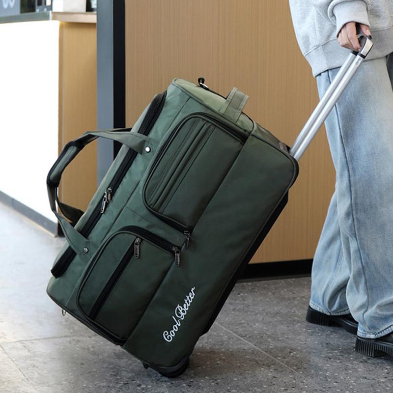 Large-capacity Luggage Case Tugboat Bag Wear-resistant Foldable Luggage Air Consignment Bag Hand-held Thickened Pulley Travel Bag