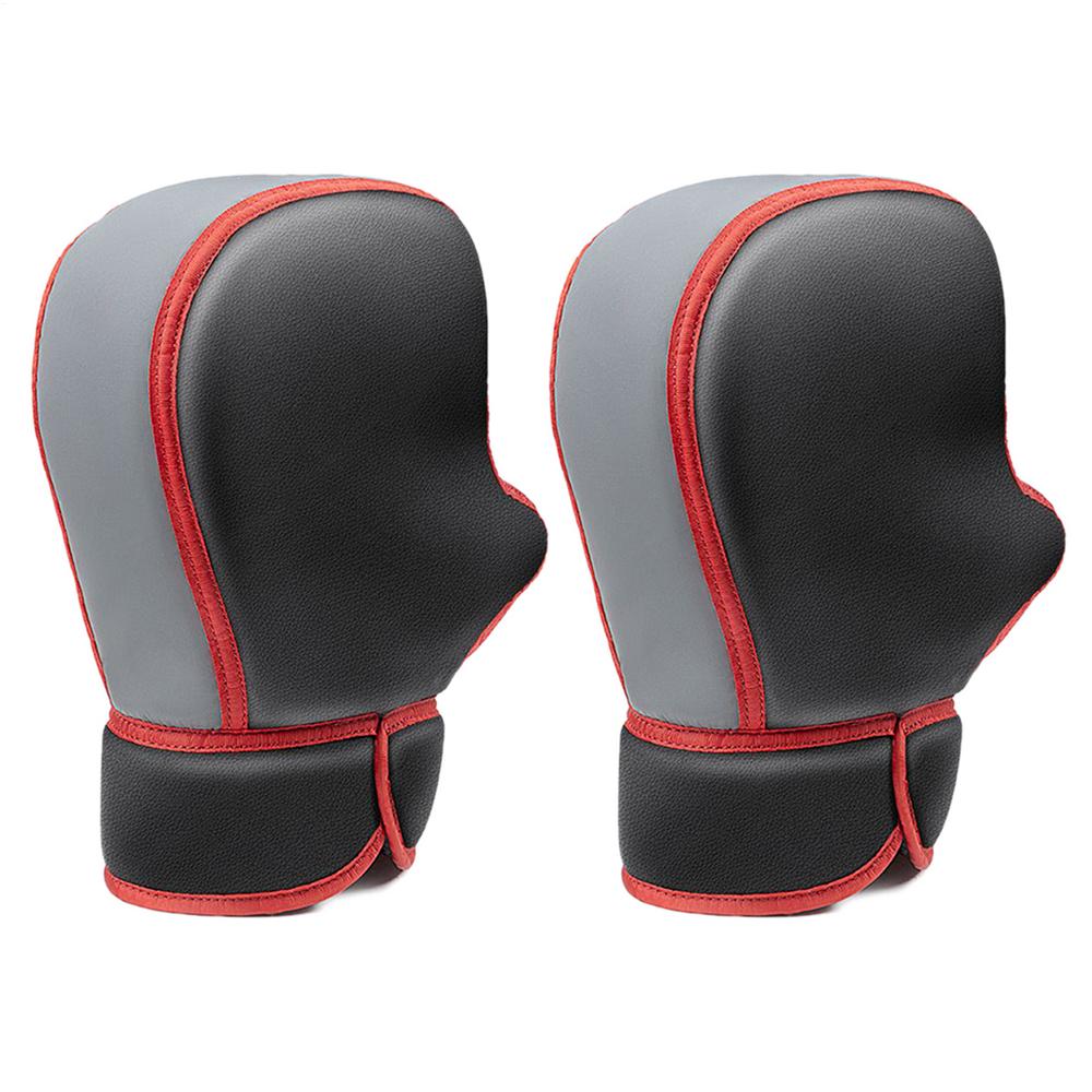 Motorcycle Handlebar Gloves Muffs Winter Warm Handle Gloves PU Waterproof Windproof Motorbike Handle Bar Hand Cover Muffs