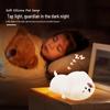 Silicone Lying Dog Remote Control Pat Night Light