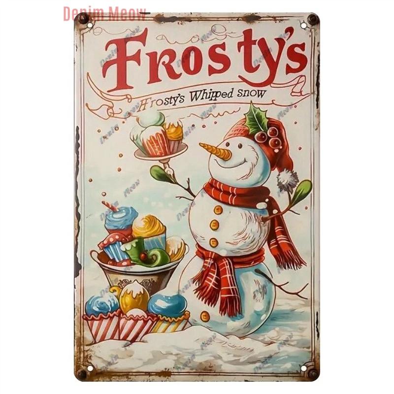 Vintage Merry Christmas Metal Tin Sign, Retro What A Wonderful World Girl, Wall Poster Jingling Bell, Home Decoration, WY297