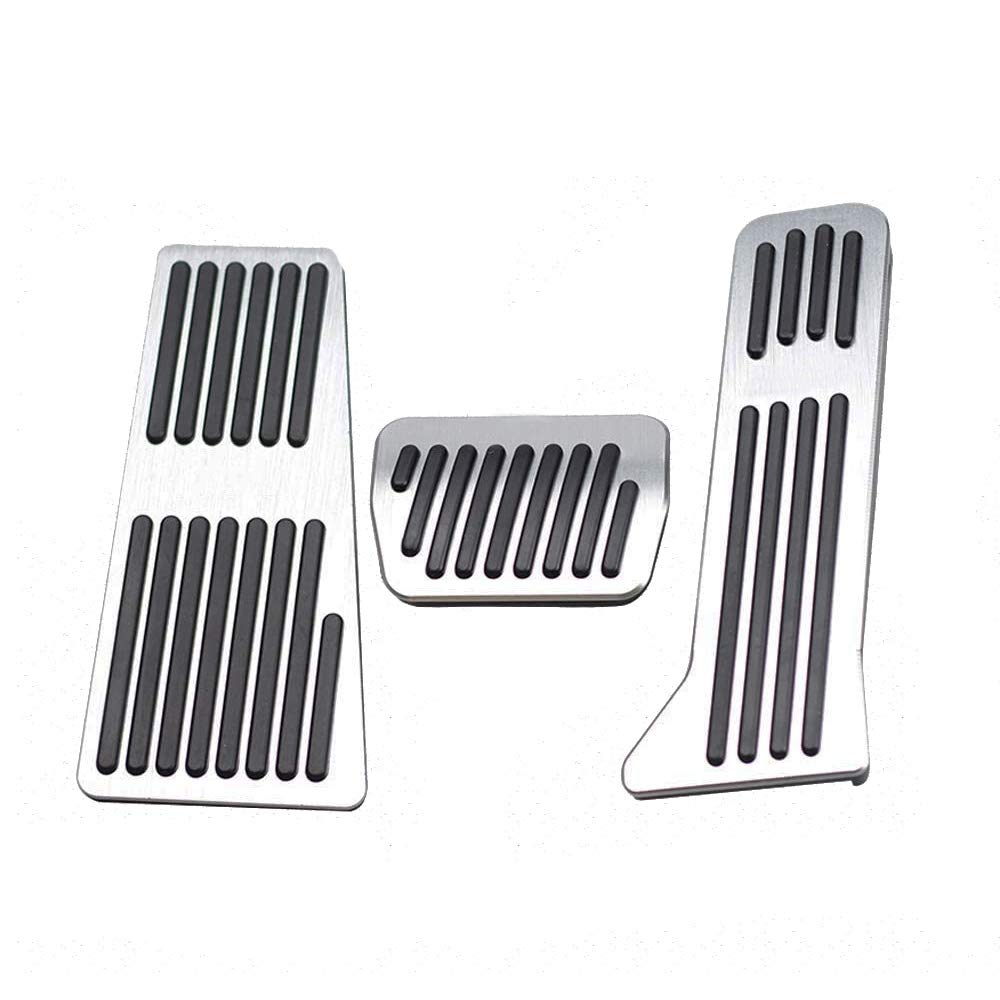 

LEXLEYS Aluminum and Footrest Covers with Rubber Covers for Mazda DK KG Demio DJ Axela and Atenza GJ Custom Warranty Pedal, Accelerator, Brake,