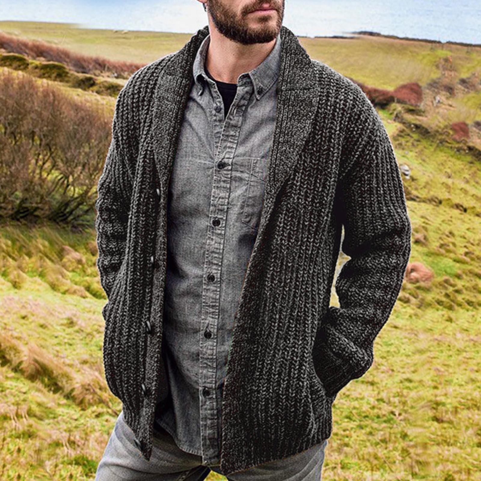 

Кардиган в Европе и Америке, однотонный тонкий вязаный свитер с длинными рукавами, пальто XXL