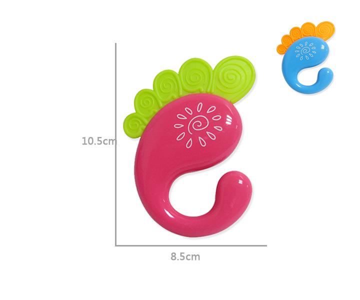 Eco-Friendly Baby Teether & Hand Rattle Toy for 0-12 Months