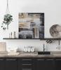 BWA Interior Burnished Wall 50cm x Art Art Nordic Large Oil Painting Painting, Decor, Art, 50cm, Panel, Board, Abstract, Style, (black)