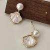 Fashion and romantic White Fritillaria Earring Light Luxury Elegant earrings for women Party Wedding High Quality