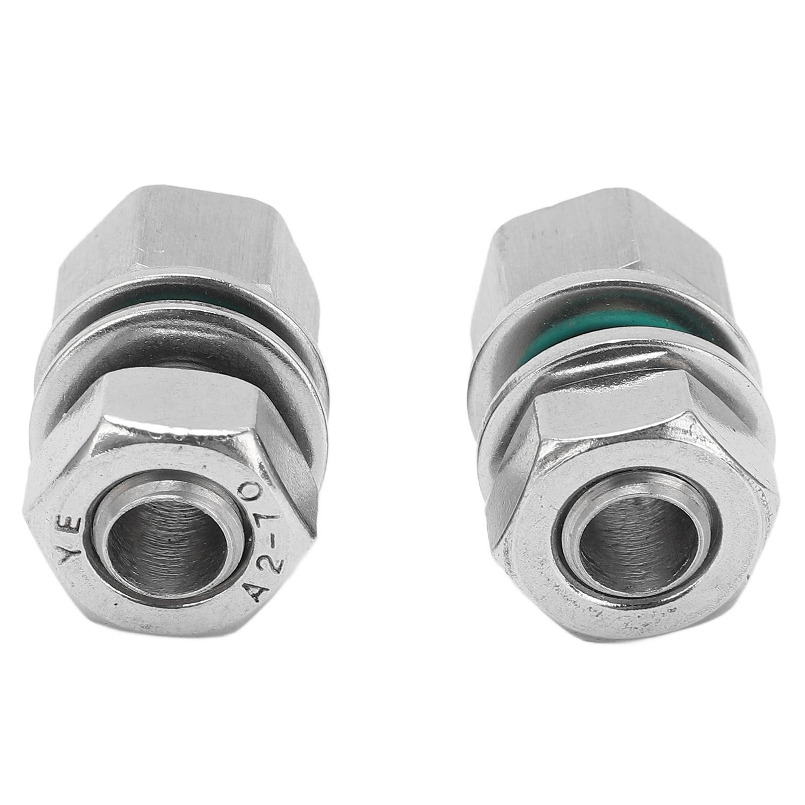 2Pcs Cable Connectors Waterproof Stainless Steel Cord Head Adapters for Underwater Propellers