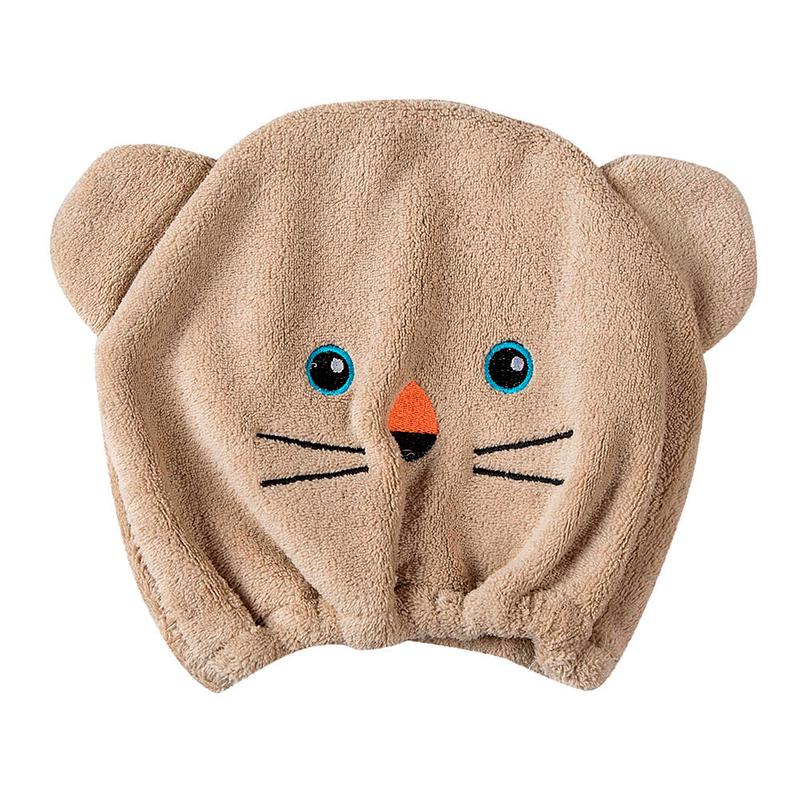Cute Cartoon Shower Cap For Hair Wrapped Towels Microfiber Shower Hats Bath Caps