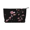 Borsa per Cosmetici Personalizzata con Fiori di Ciliegio Giapponesi Sakura per Donna, Carina, Grande Capacità, Custodia da Viaggio per Trucco, Custodia per Prodotti di Bellezza, Sacchetti per Articoli da Toeletta