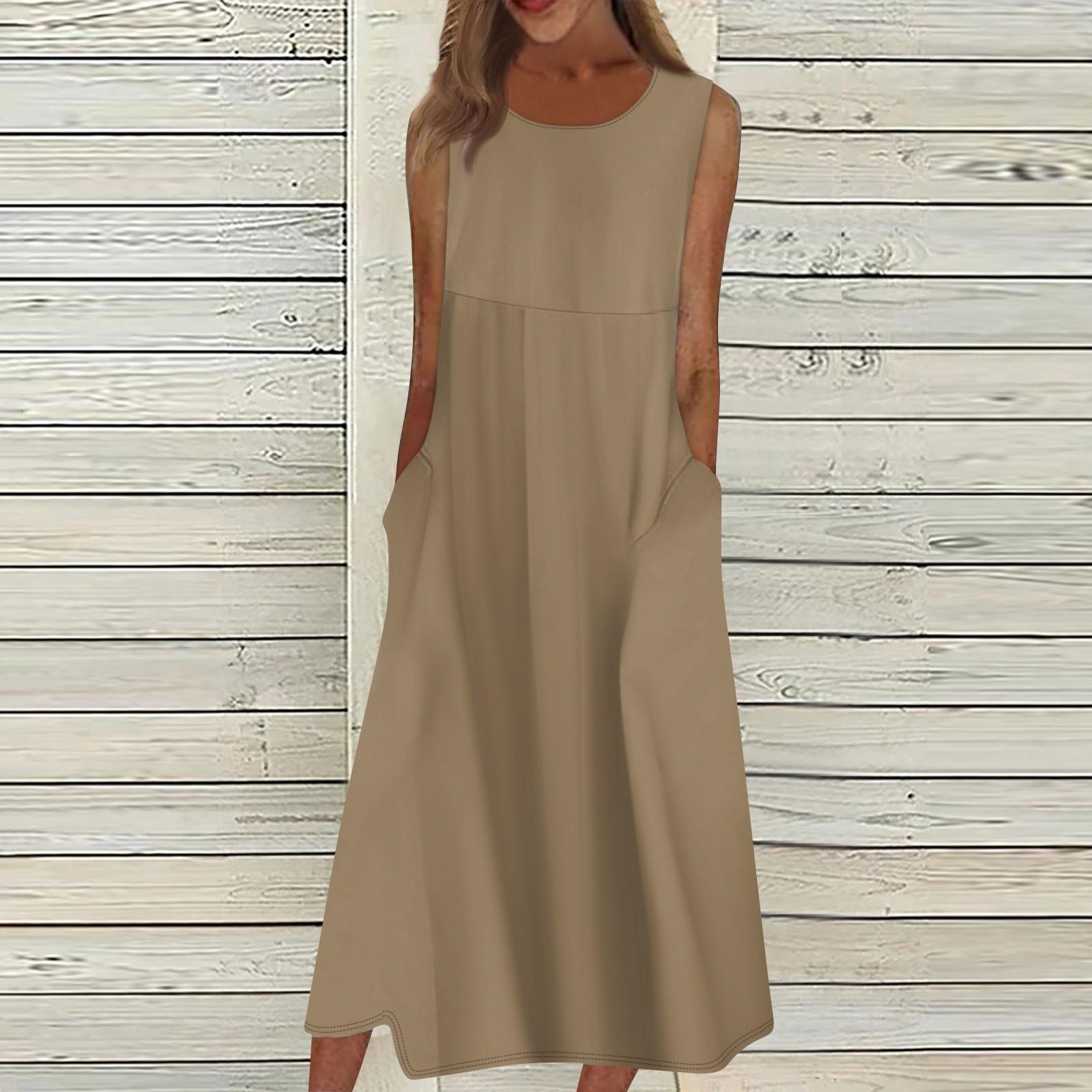 Жен. Повседневные платья с принтом Круглый вырез Классический Классический На открытом — фото 11