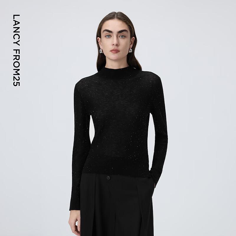 LANGZI Women's 100% Pure Wool Knit Top