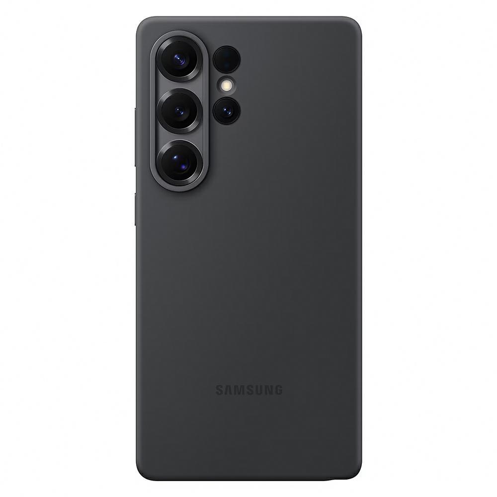 Étui Samsung Silicone Pour Galaxy S25 Ultra Noir
