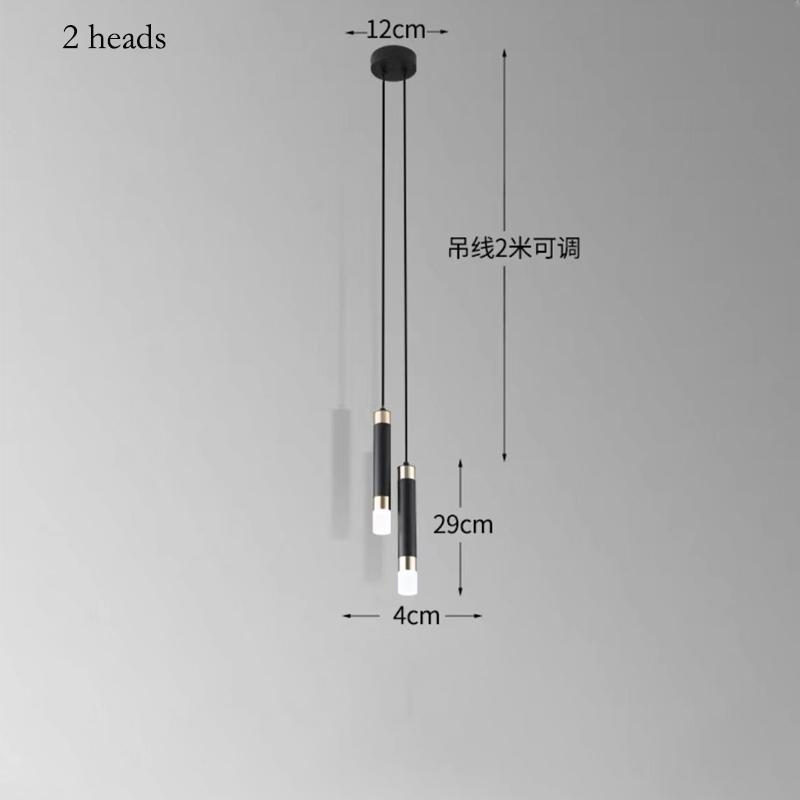 Nordic Luster LED Pendent Lights Modern Living Room Dining Table Chandelier Bedside Entrance Hall Kitchen Bar Indoor Lighting